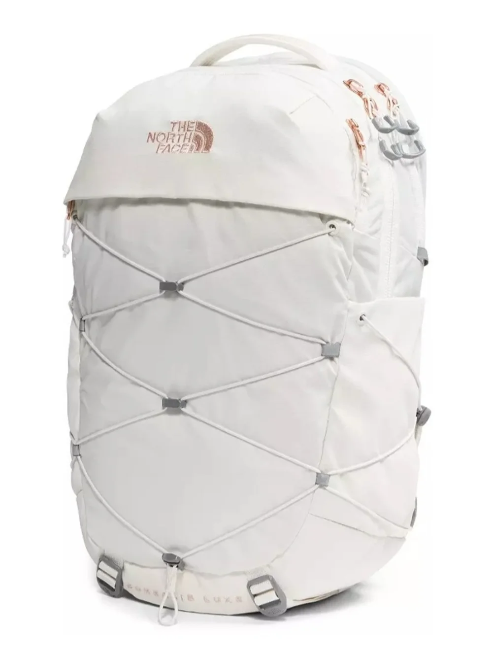 NEW! The North Face Borealis Luxe Backpack - Cream with Rose Gold Accents NWT